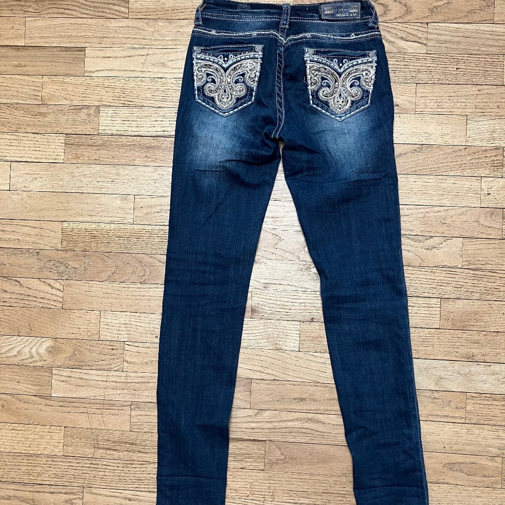 Grace in LA skinny jeans size 24